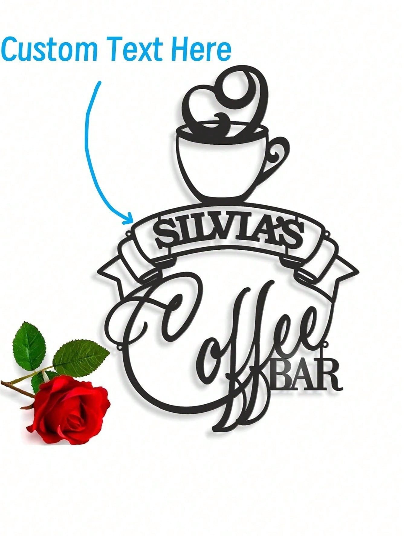 Metal Bar Sign Custom Name Cof – обзор и цена Home Bar And Coffee