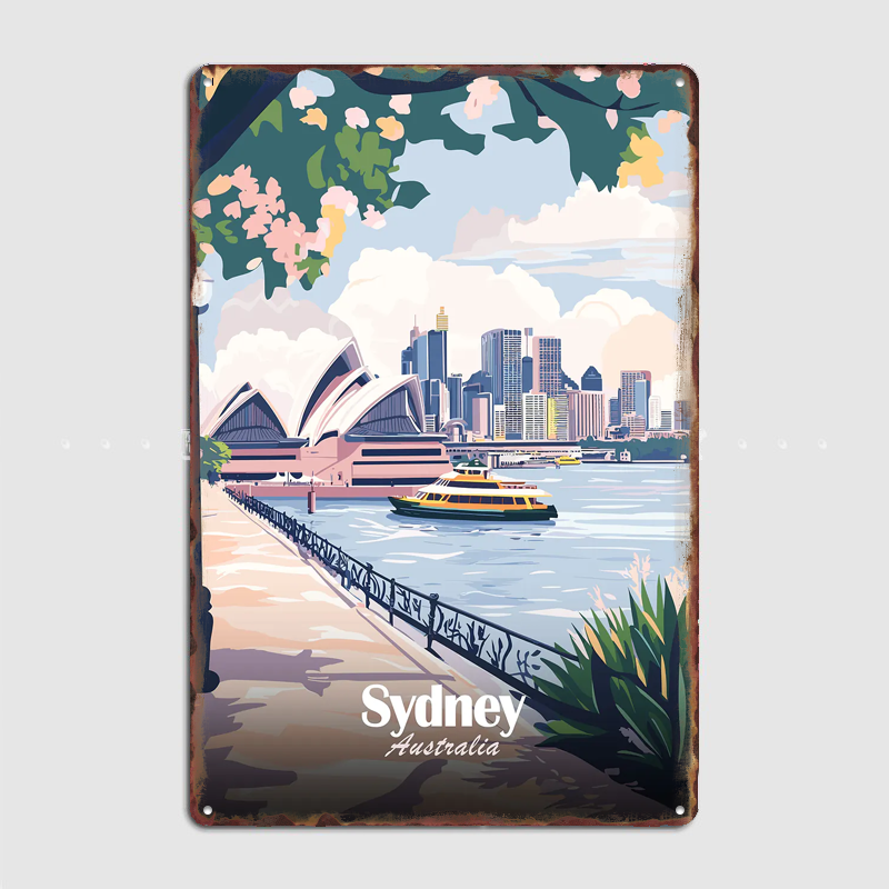 Sydney Australia Travel Poster – обзор и цена Home Bar Sydney