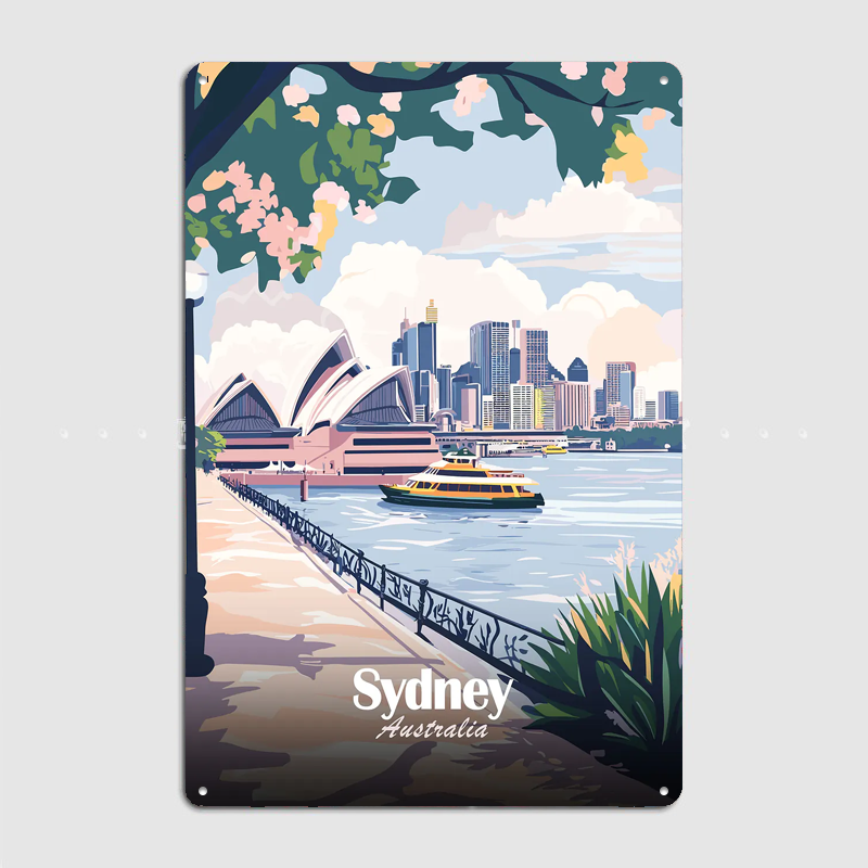 Sydney Australia Travel Poster – обзор и цена Home Bar Sydney