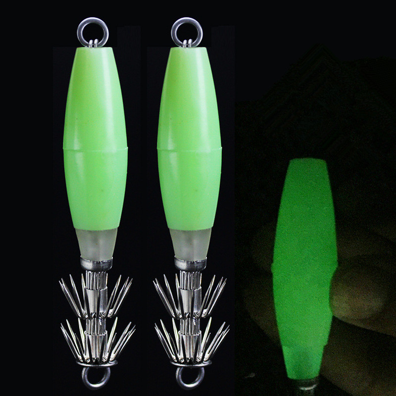 Glow Squid Hook 10cm/14g Doubl – обзор и цена Jigger Double Sided