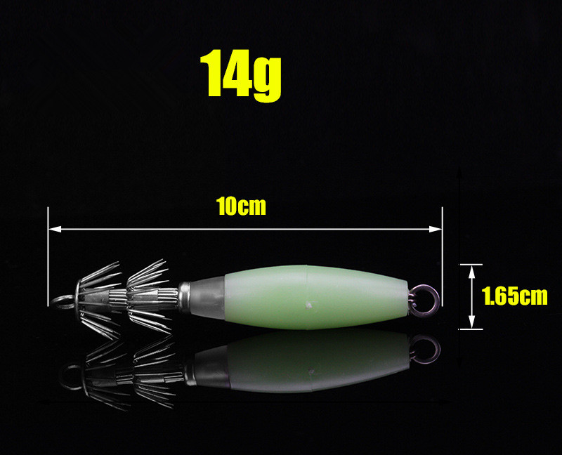 Glow Squid Hook 10cm/14g Doubl – обзор и цена Jigger Double Sided