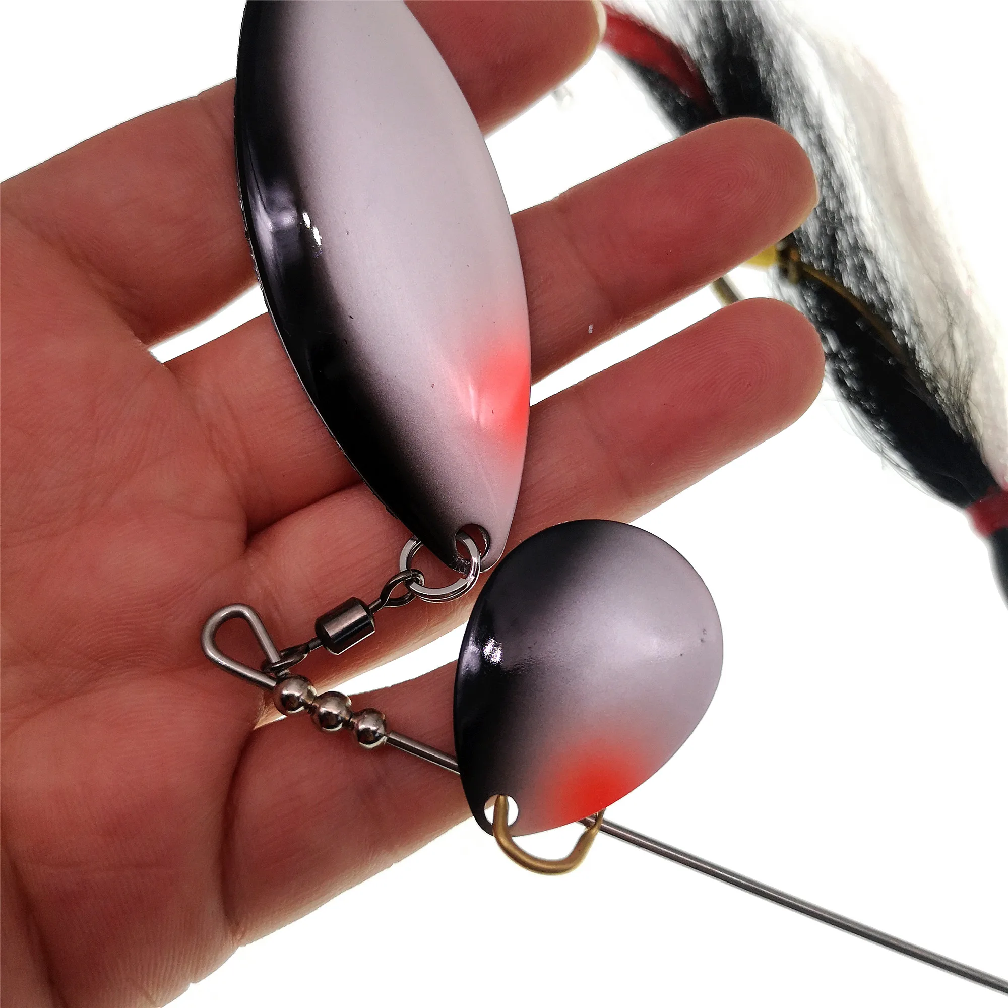 MUKUN Fishing Spinnerbait Lure – обзор и цена Jigger Double Sided