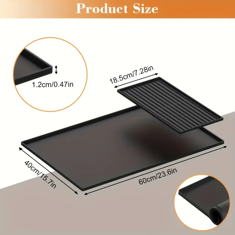 2-in-1 Silicone Coffee Bar Mat – обзор и цена Home Bar And Counter