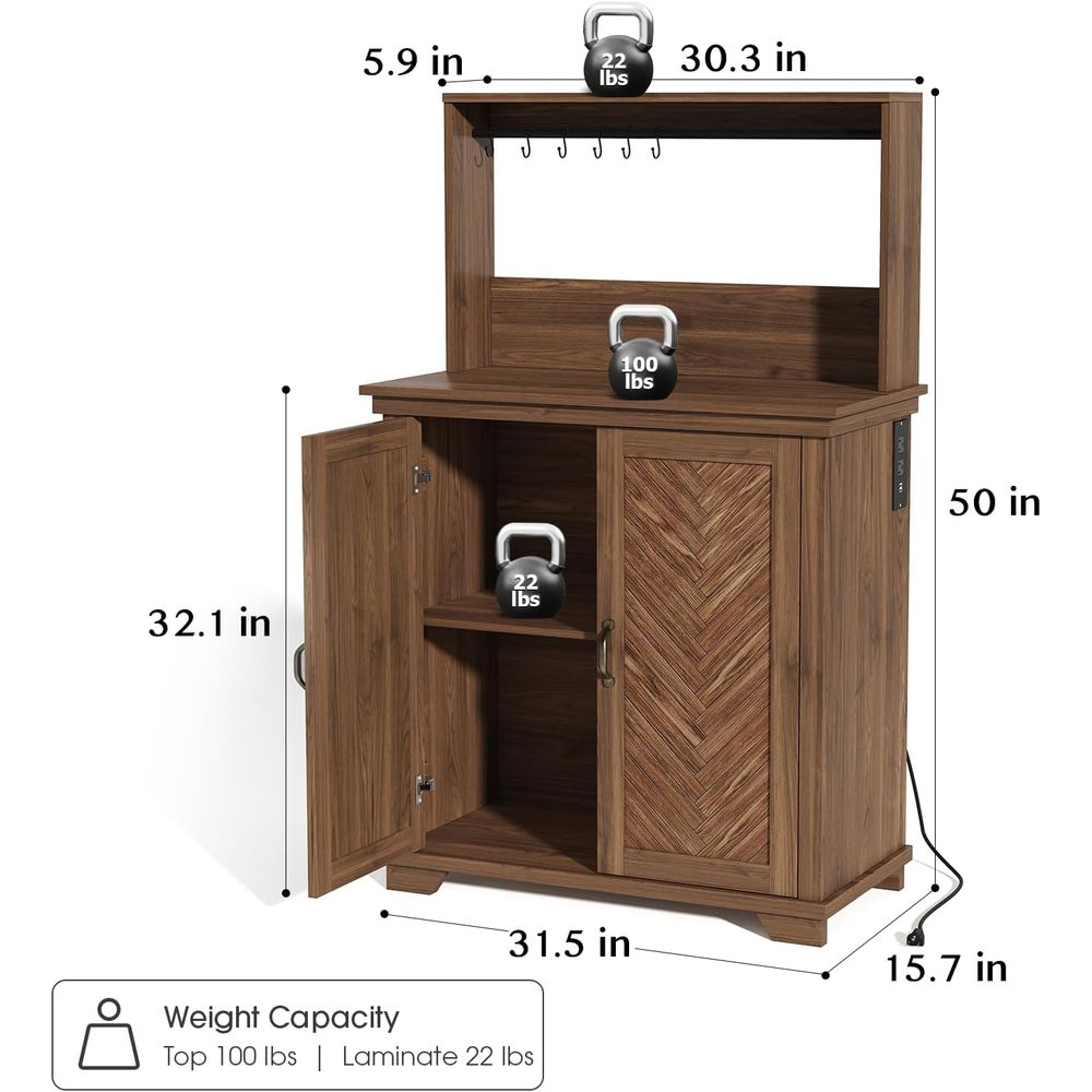 Coffee Bar Cabinet with Storag – обзор и цена Home Bar Shelves