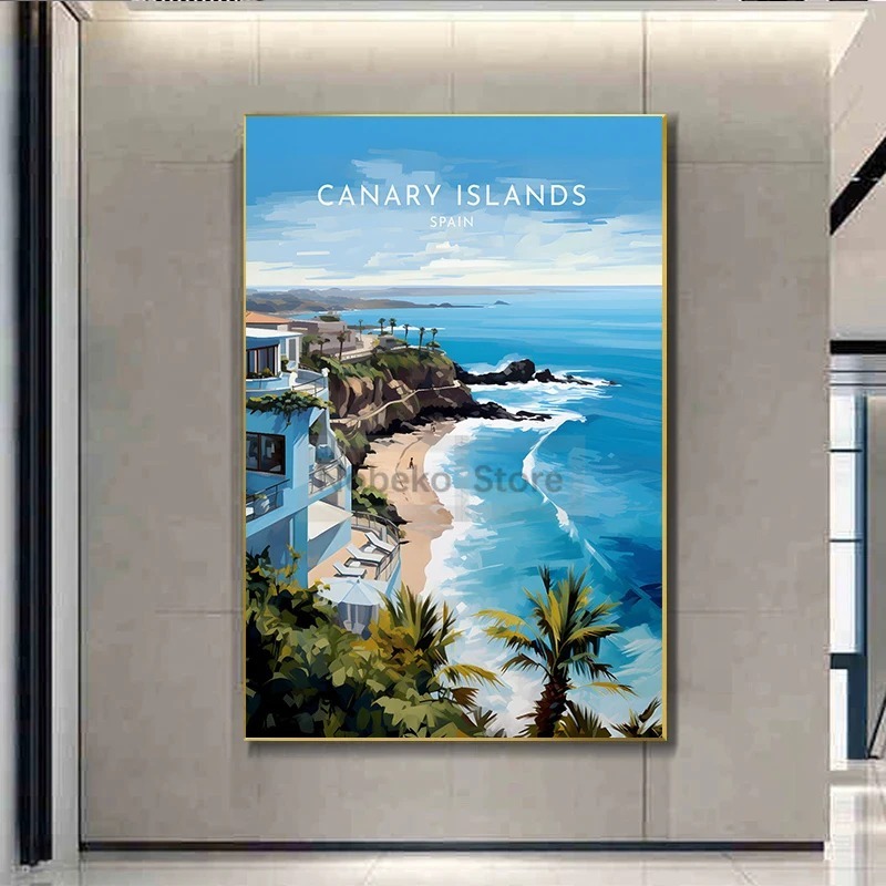 Spain Travel Poster Barcelona  – обзор и цена Home Barcelona