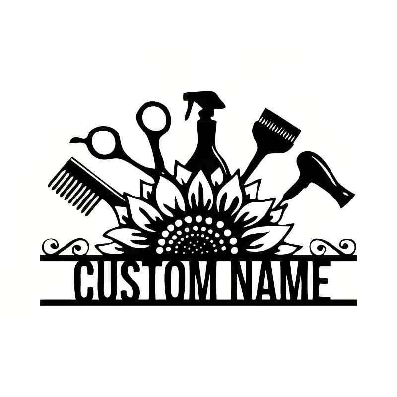 Custom Hair Stylist metal Name – обзор и цена Home Barber