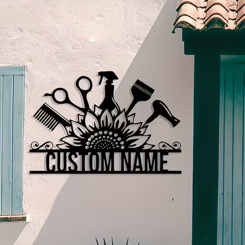Custom Hair Stylist metal Name – обзор и цена Home Barber