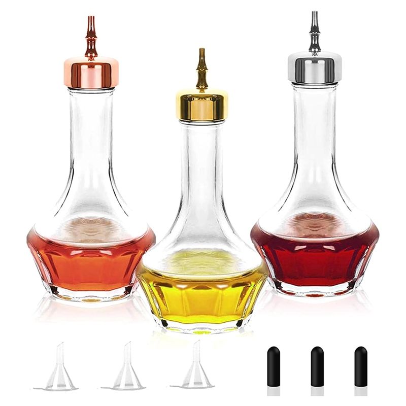 A04G-Bitters Bottle Set Of 3-1 – обзор и цена Bitters Bottle Set