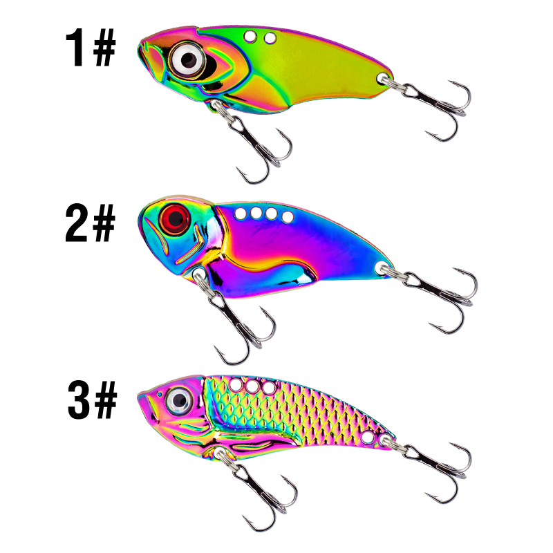 3PCS Metal Colorful VIB Lure 5 – обзор и цена Jigger Double Sided