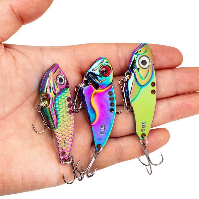 3PCS Metal Colorful VIB Lure 5 – обзор и цена Jigger Double Sided
