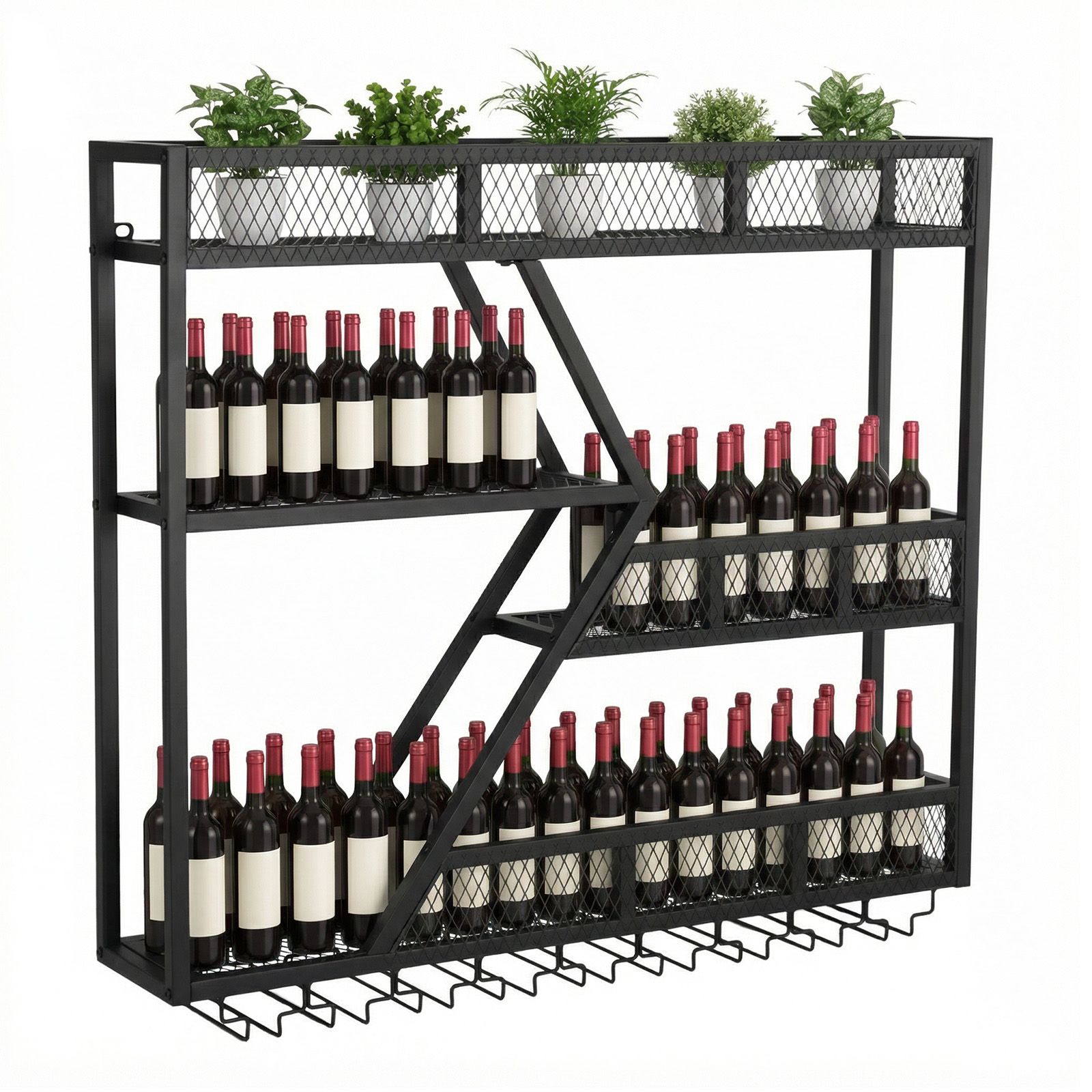 39in 3-Tiers Floating Bar Shel – обзор и цена Home Bar Shelf