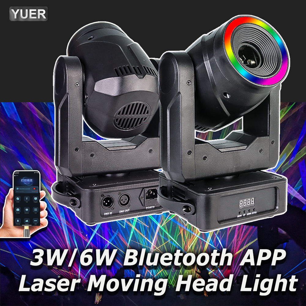 3W 6W RGB Laser Moving Head Li – обзор и цена Home Bar Android