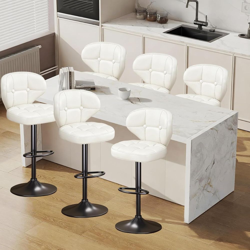 Bar Stools Set o 6, Adjustable – обзор и цена Home Bar And Counter
