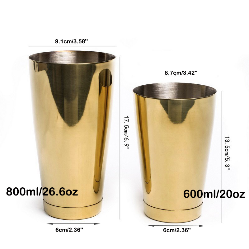Stainless Steel Boston Shaker  – обзор и цена Bitters Bottle Set