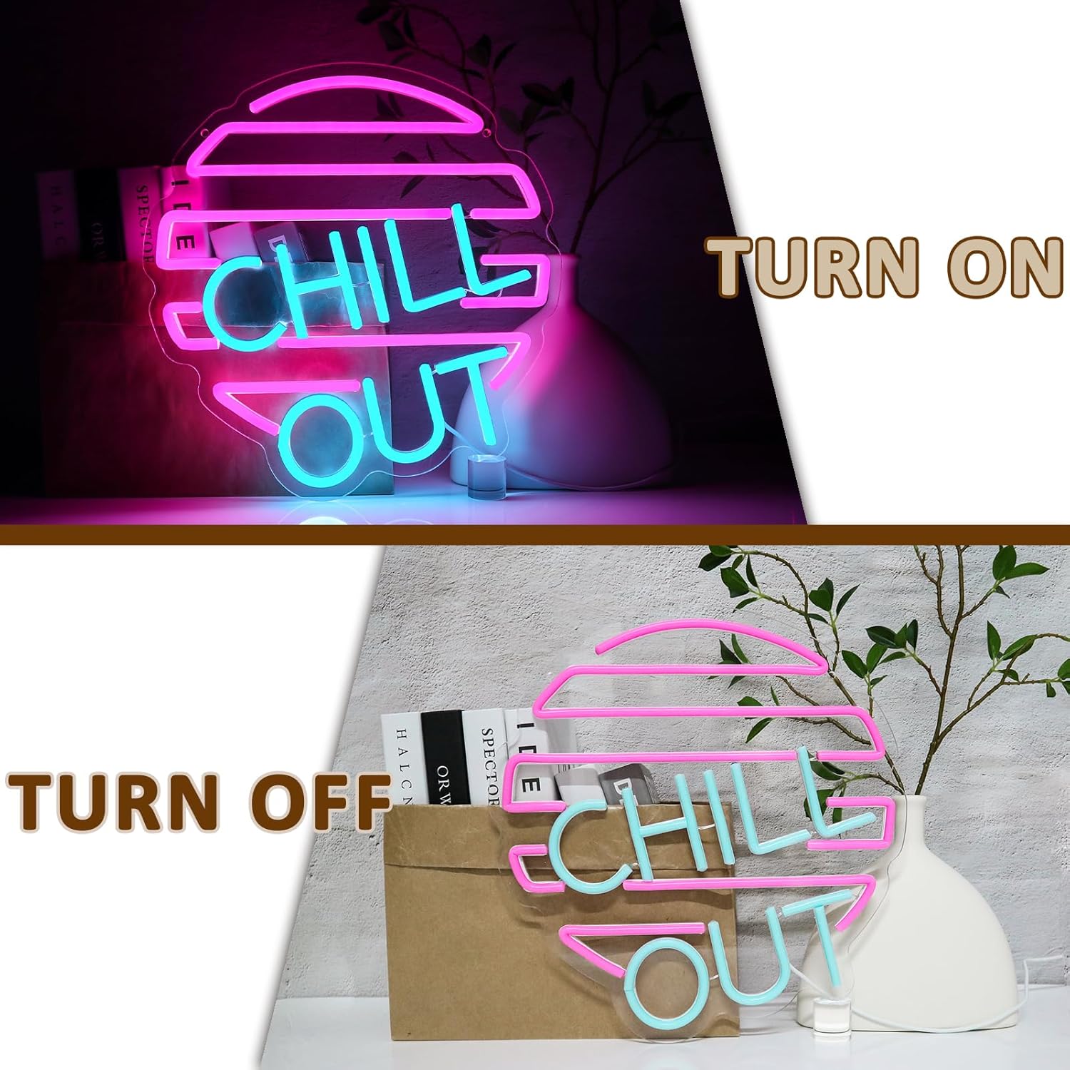 Chill Out Neon Sign for Wall D – обзор и цена Home Bar Lounge