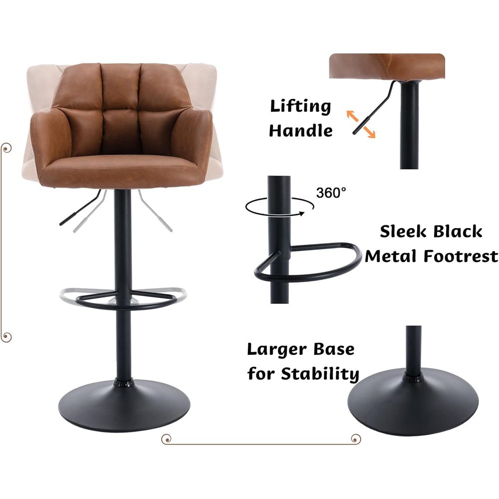 Set of 4 Adjustable Swivel Bar – обзор и цена Home Bar And Counter