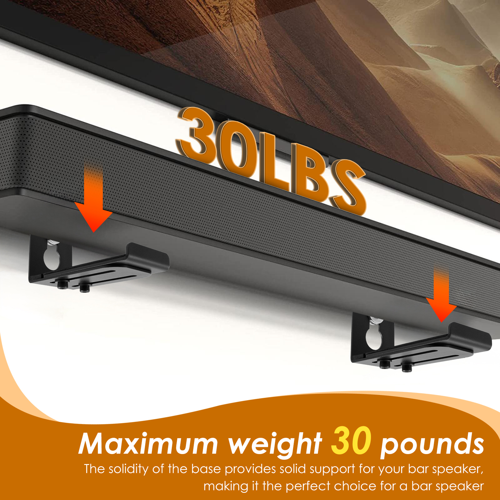 2Pcs Soundbar Speaker Stands W – обзор и цена Home Bar Shelf