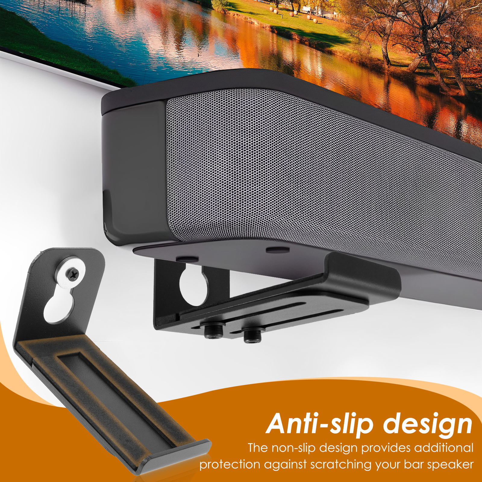 2Pcs Soundbar Speaker Stands W – обзор и цена Home Bar Shelf