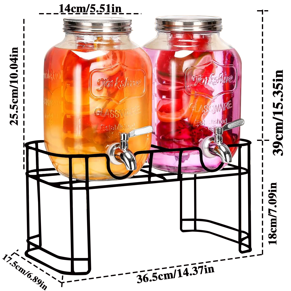 Drink Dispenser 2 Packs 1 Gall – обзор и цена Citrus Juicer Bar