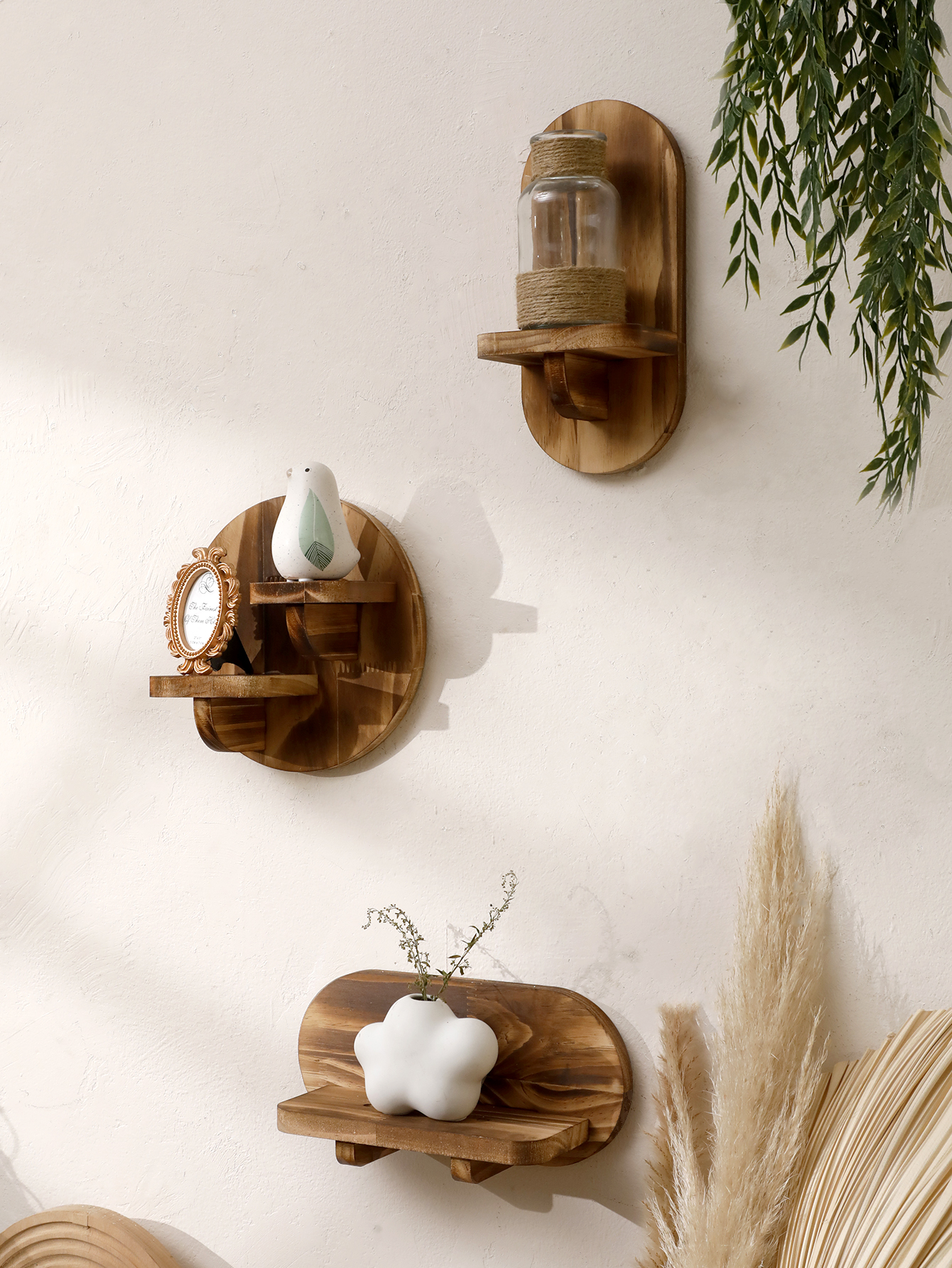1/2-tier Wooden Shelves Oval C – обзор и цена Home Bar Shelves