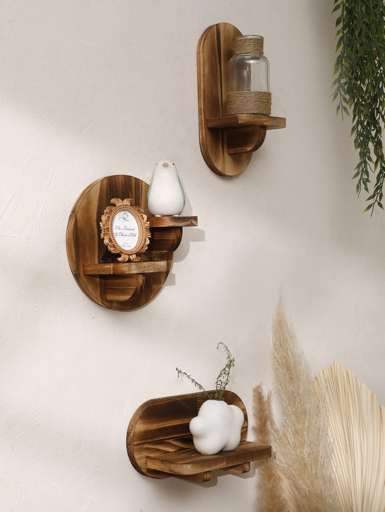 1/2-tier Wooden Shelves Oval C – обзор и цена Home Bar Shelves