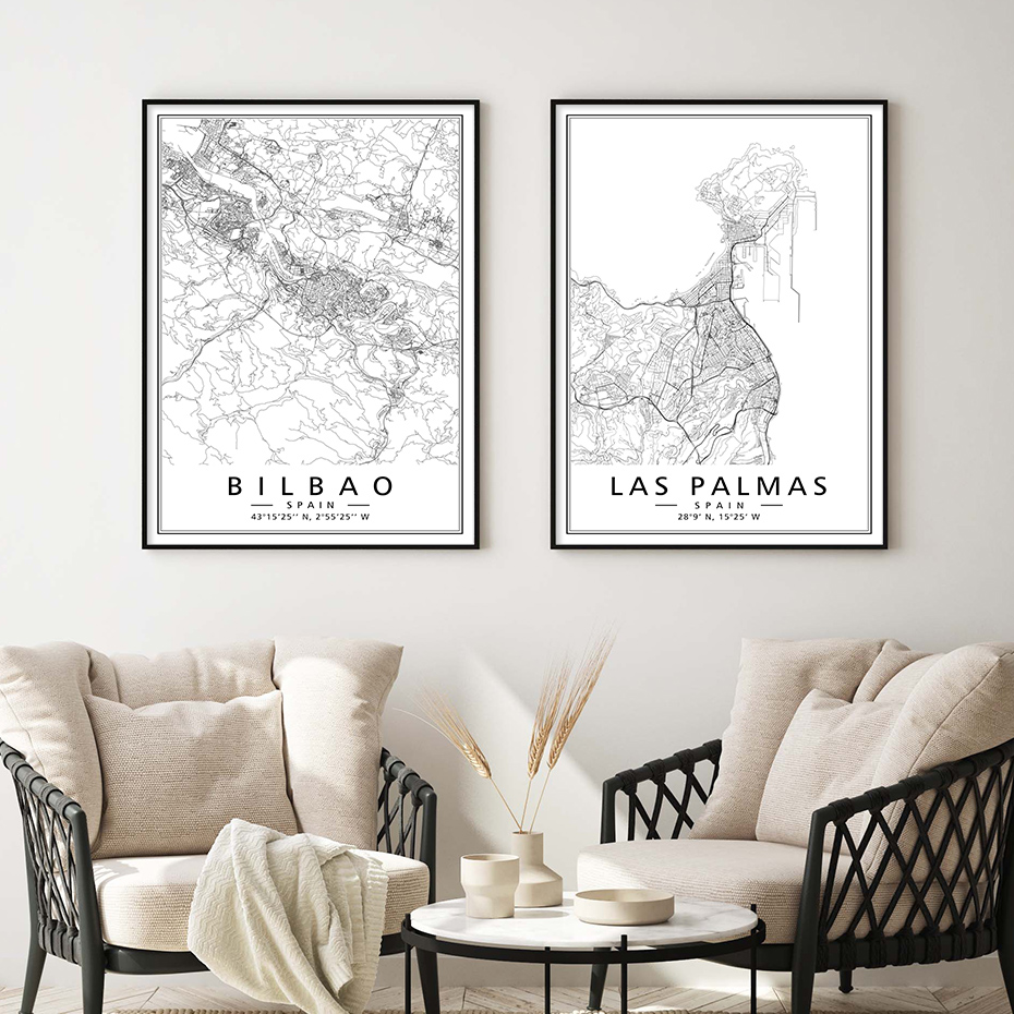 Minimalist Black White Spain C – обзор и цена Home Barcelona