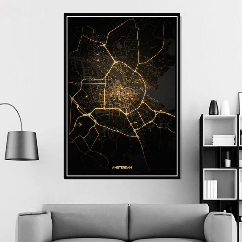 Poster Prints Amsterdam Tokyo  – обзор и цена Home Barcelona