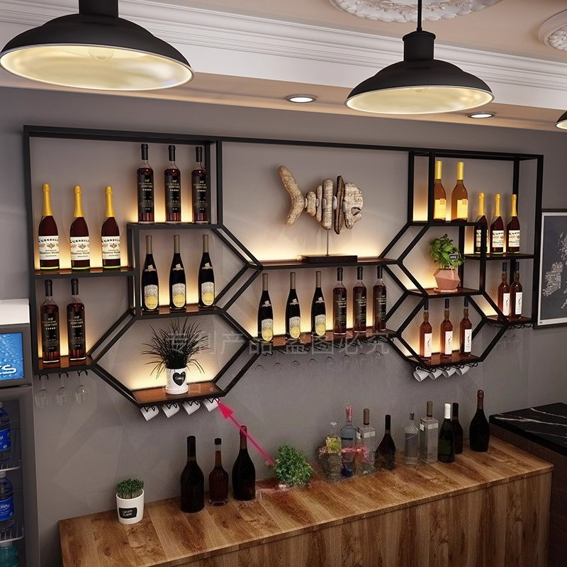 Metal Shelves Wine Cabinet Liv – обзор и цена Home Bar Shelf