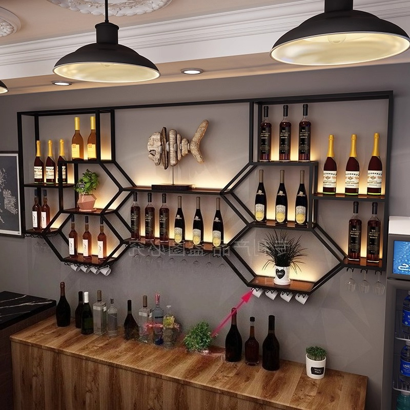 Metal Shelves Wine Cabinet Liv – обзор и цена Home Bar Shelf