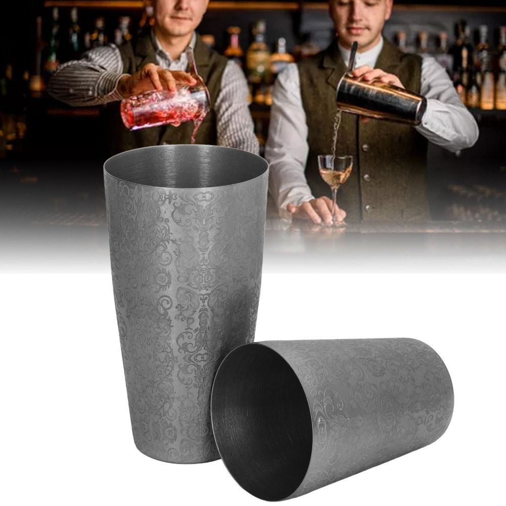 2 Piece Set Etched Pattern Bos – обзор и цена Boston Shaker Set