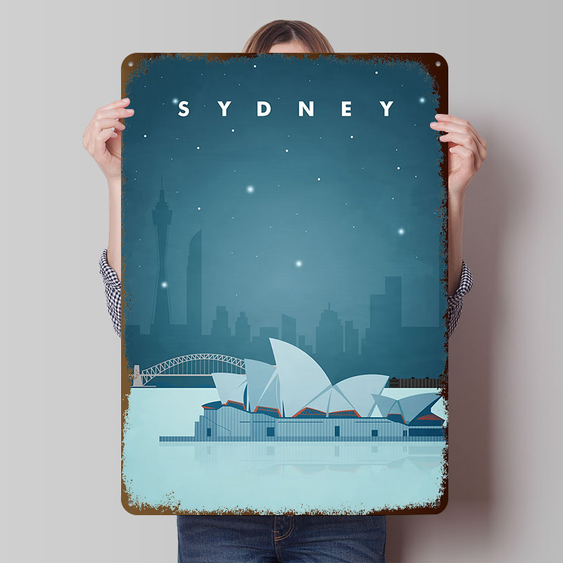 Sydney Travel Poster Customize – обзор и цена Home Bar Sydney