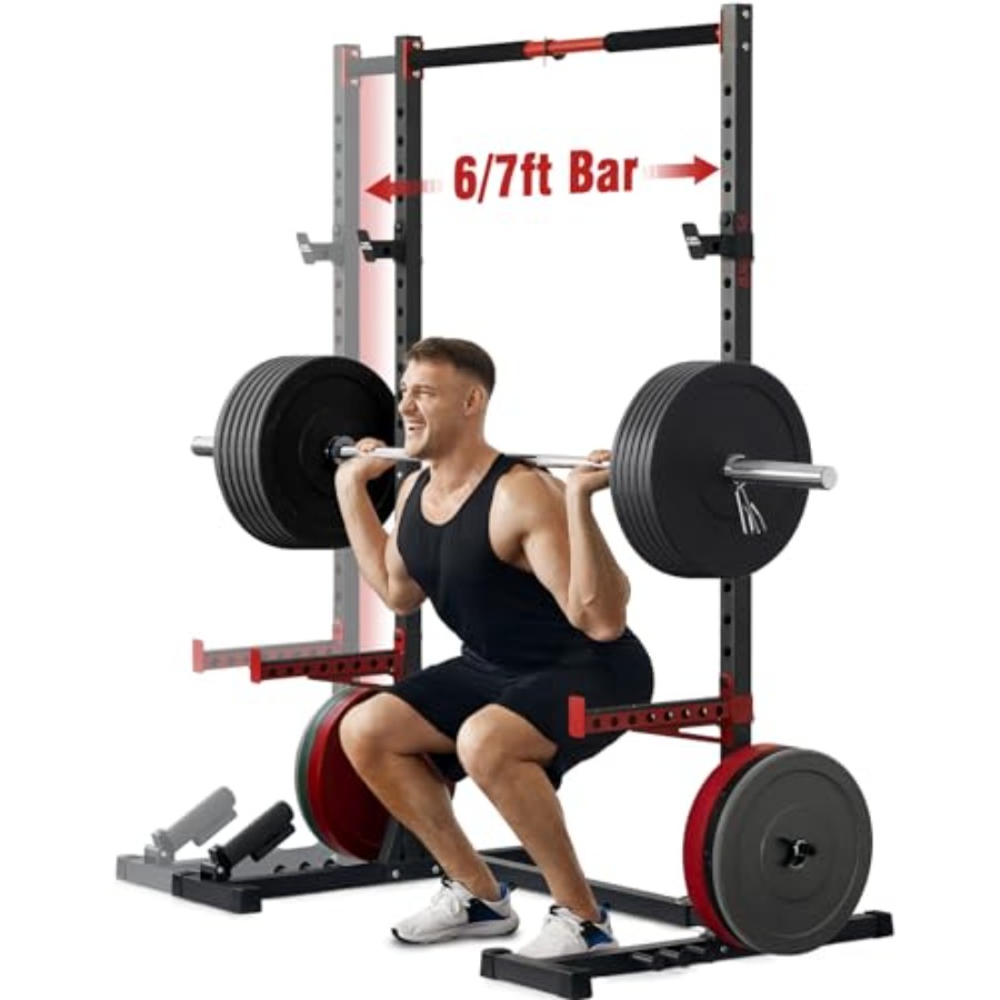 Squat Rack with Pull-Up Bar Mu – обзор и цена Home Bar And Gym