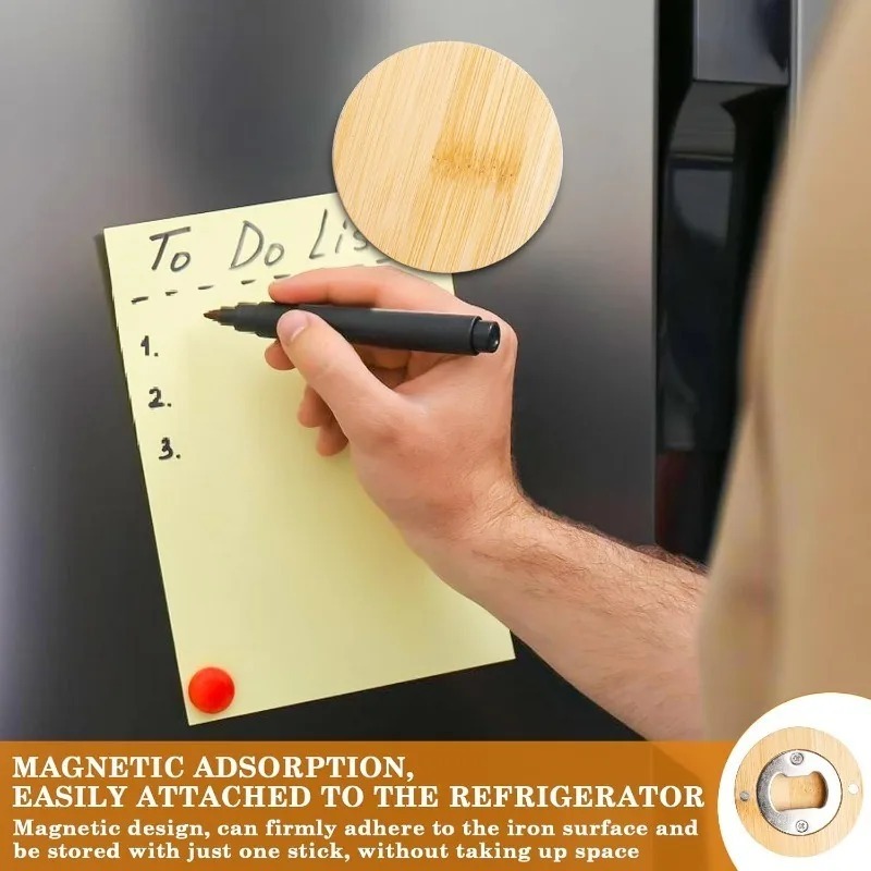 10/1pcs Magnetic Bamboo Bottle – обзор и цена Home Bar And Fridge