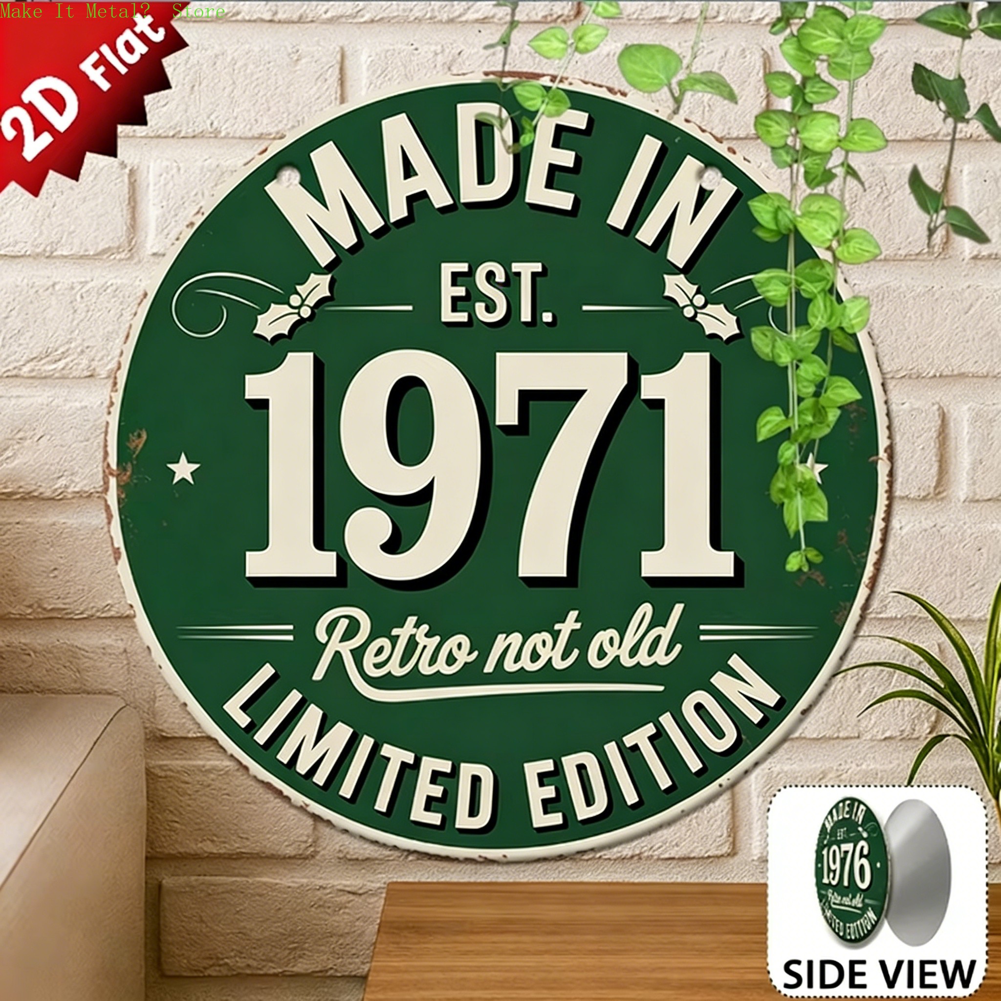 Made in 1976 Retro Not Old 2D  – обзор и цена Home Bar Accessories