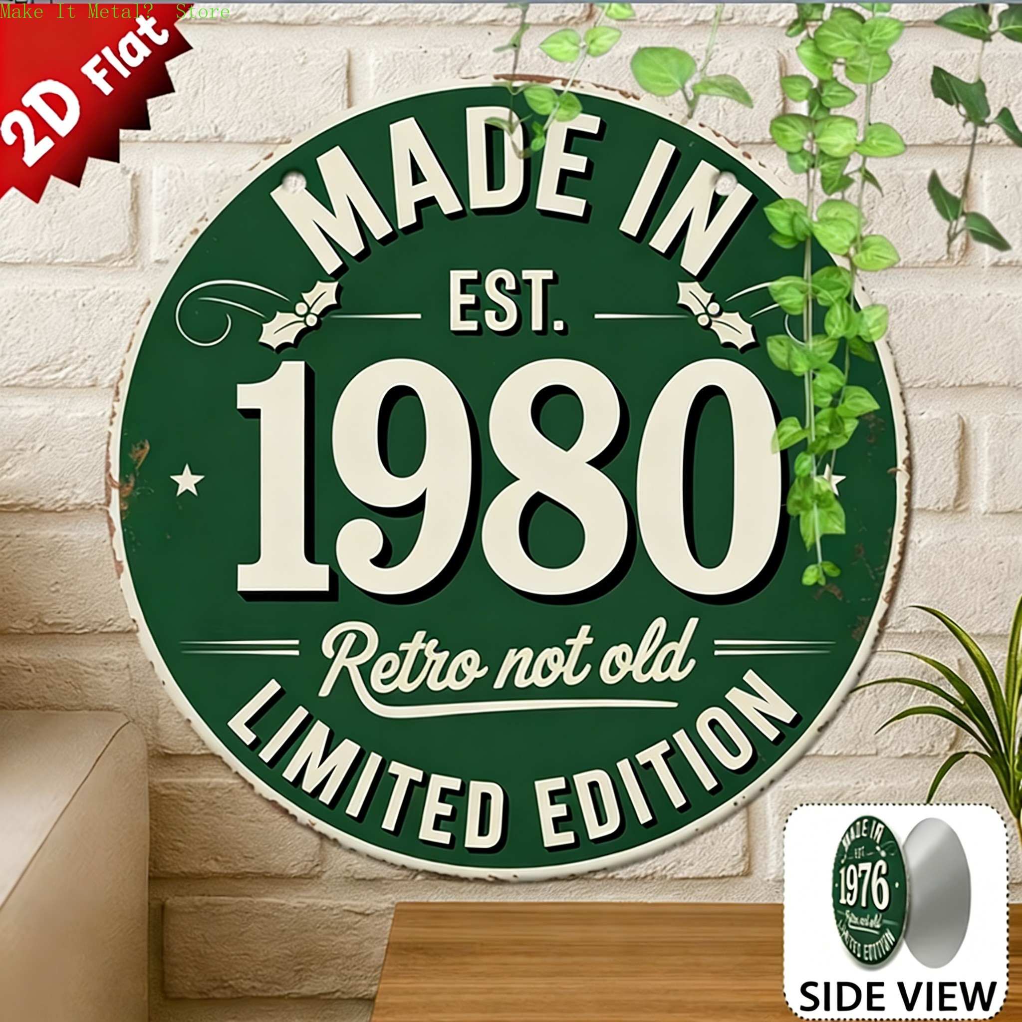 Made in 1976 Retro Not Old 2D  – обзор и цена Home Bar Accessories