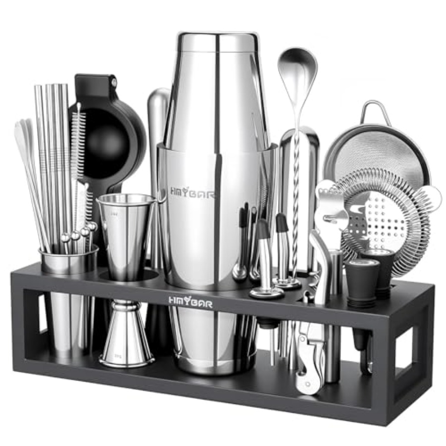 ® Bartender Kit with Bamboo St – обзор и цена Boston Shaker Set