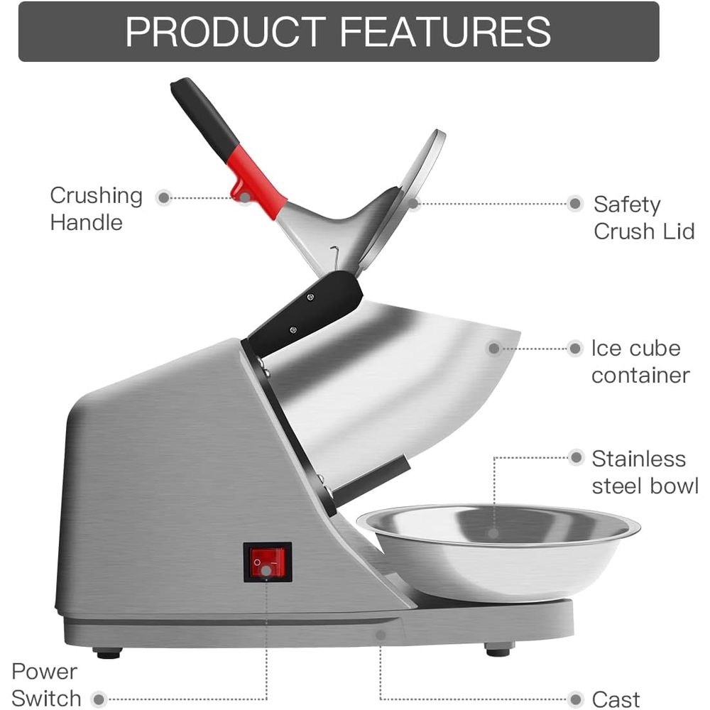 Electric Ice Crusher with Stai – обзор и цена Ice Pick Pick